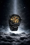 Kyro Black Skeleton Automatic Style Watch for Men